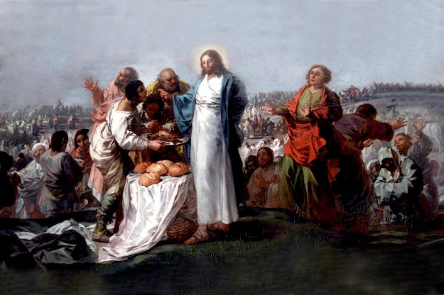 Goya, La multiplicación de los panes y los peces (Oratorio de la Santa Cueva, Cádiz)