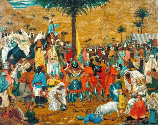 La huida de Egipto, Richard Dadd,1849